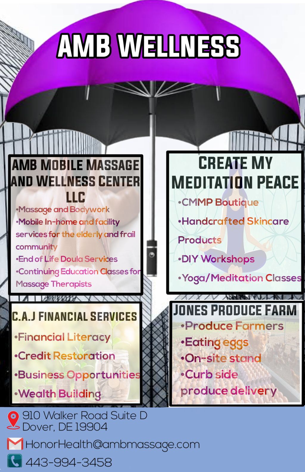 The Umbrella of Wellness at the Center