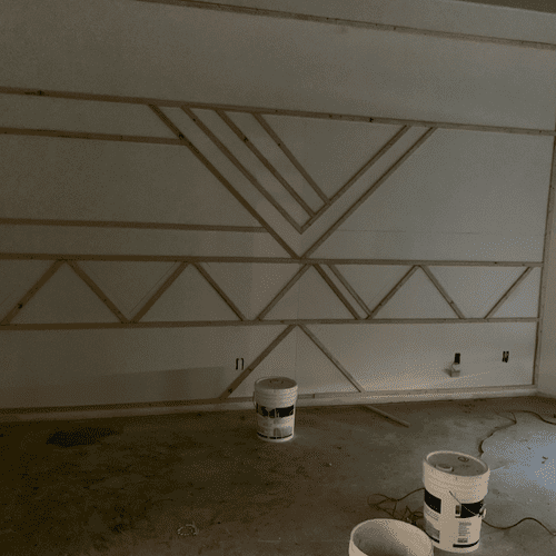 Before 3D wall design