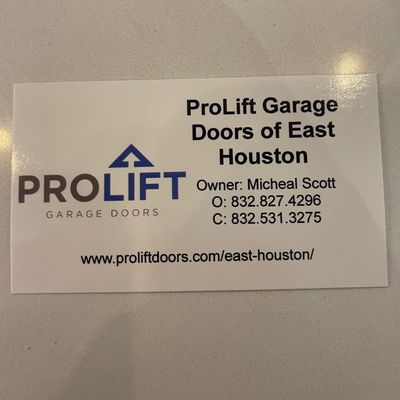 Avatar for ProLift Garage Doors of East Houston