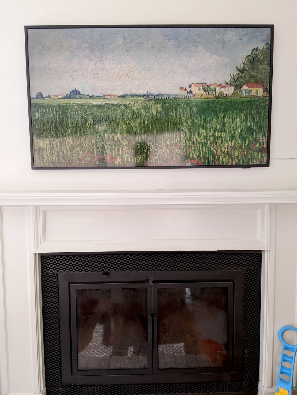 Not a painting, hung this Samsung The Frame above 