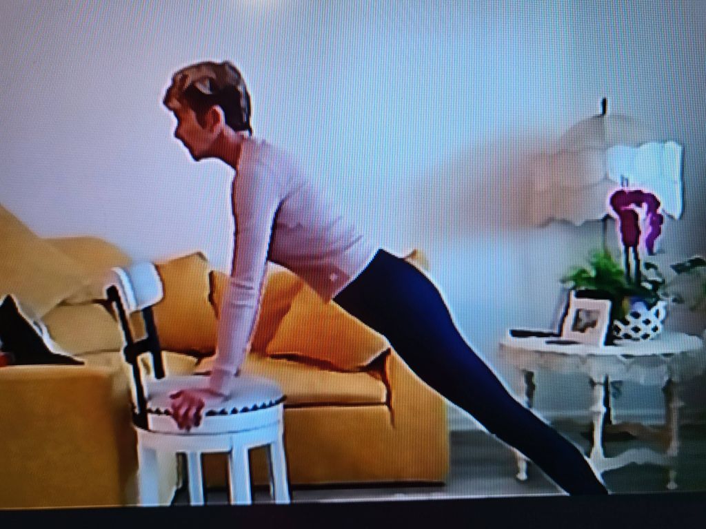 zoom client with the perfect modified plank