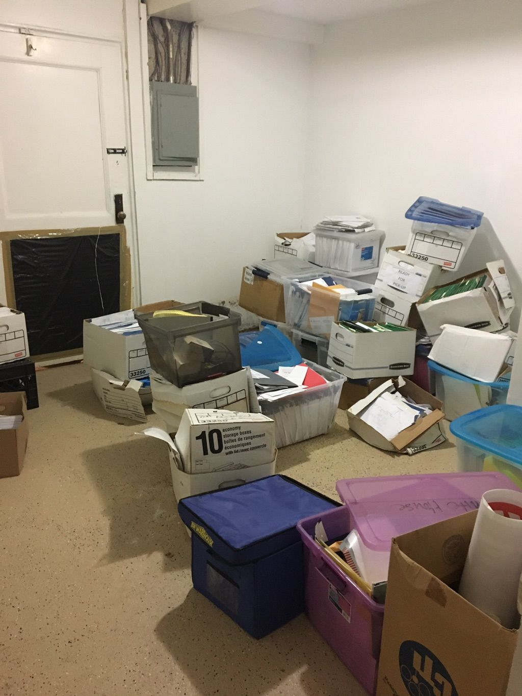 BEFORE - Tax office storage room (Brooklyn, NY)