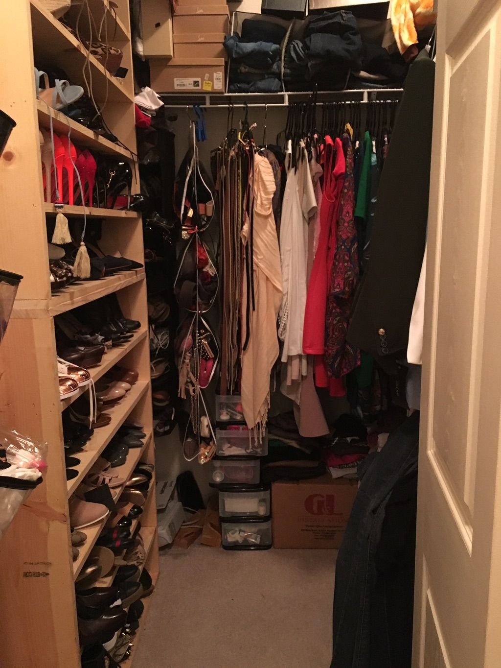 BEFORE - Closet (Houston, TX) 