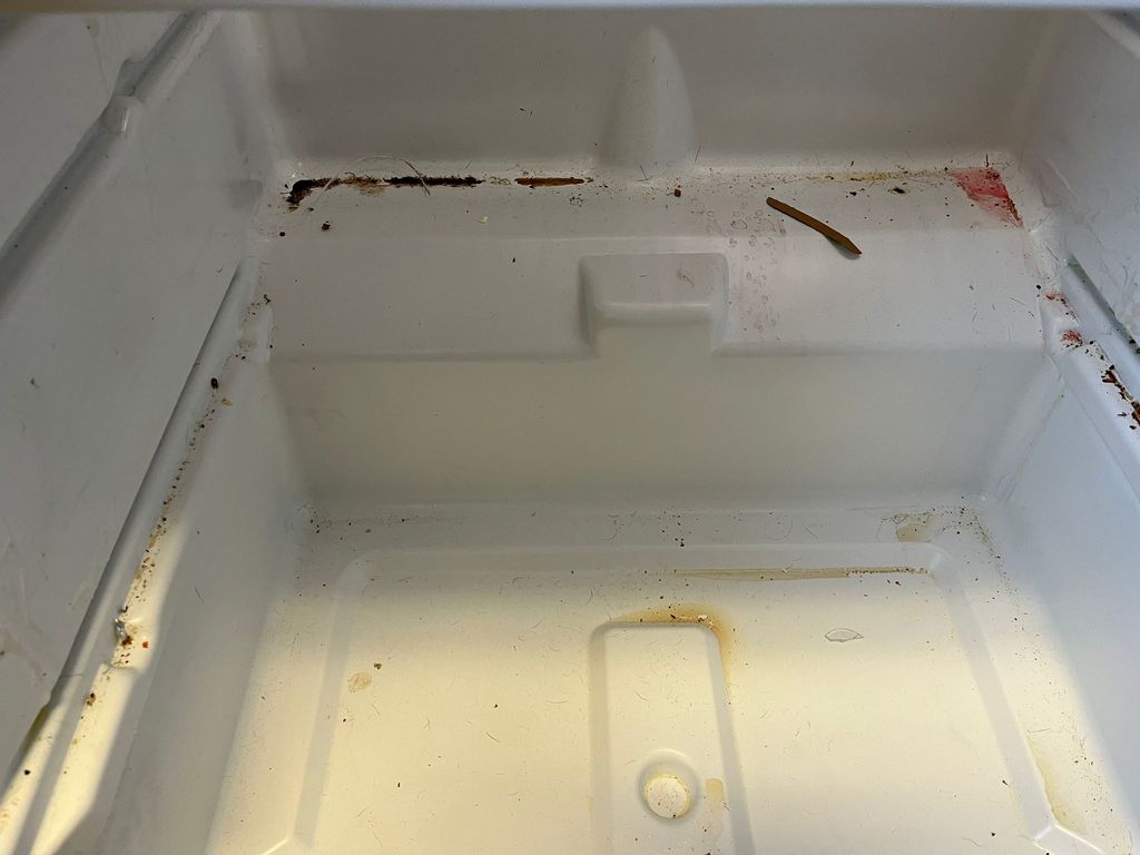 Before cleaning Refrigerator