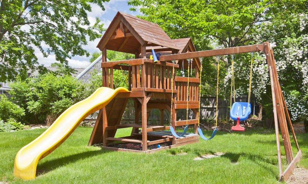 outdoor playset assembly