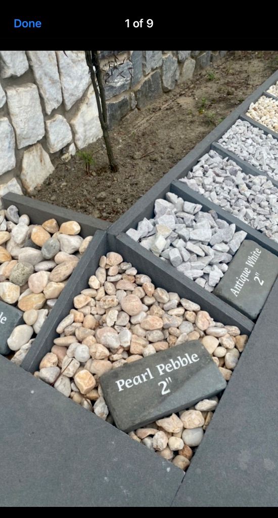 Stone installation 