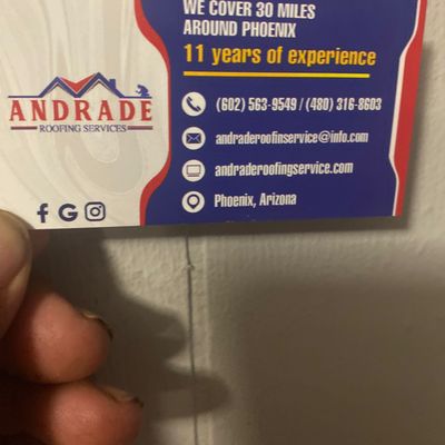 Avatar for Andrade roofing