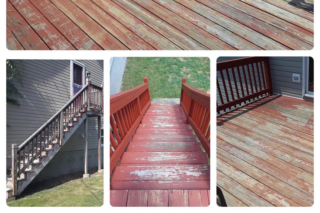 Deck Staining and Sealing project from 2022