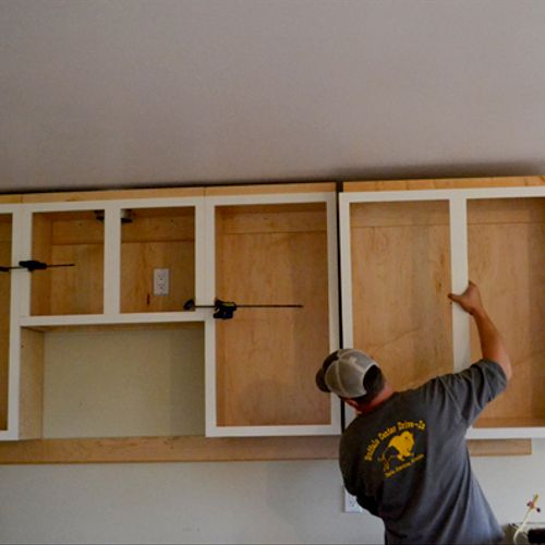 Cabinet Installation, Painting & Electrical! 