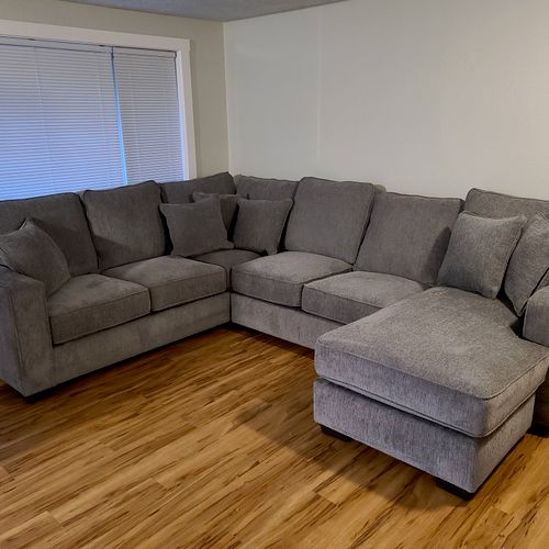 Delivered this sectional from the store and set up