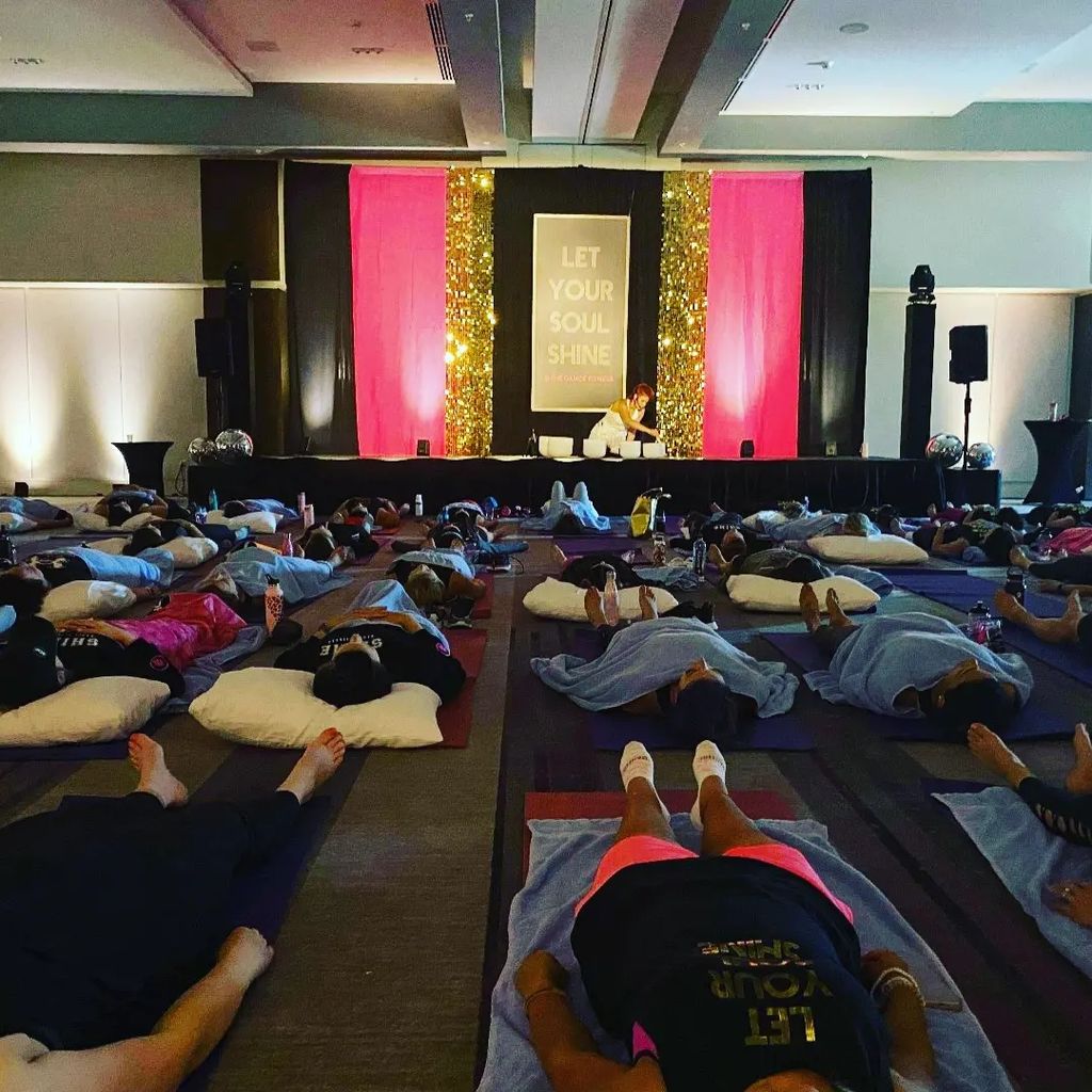 Corporate sound bath / healing session 