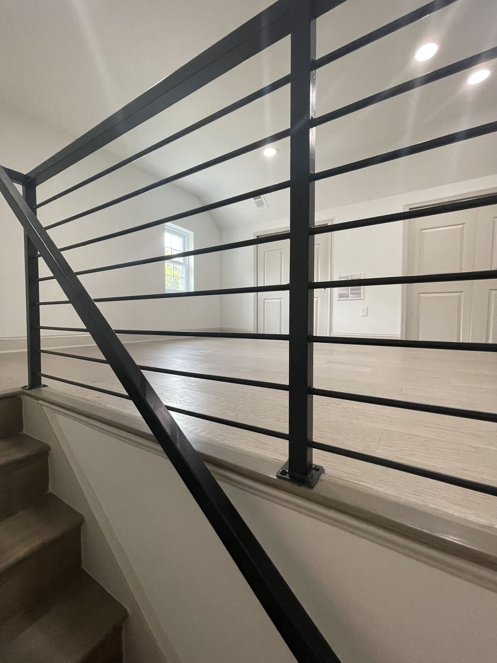 custom metal stair railings 