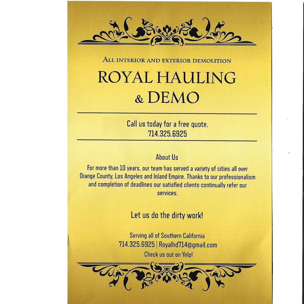 Royal Hauling and Demo