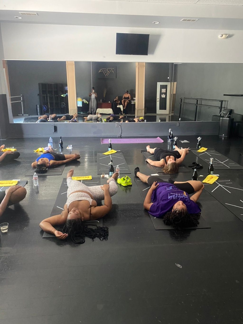 Wine and Unwind Yoga 🥂 