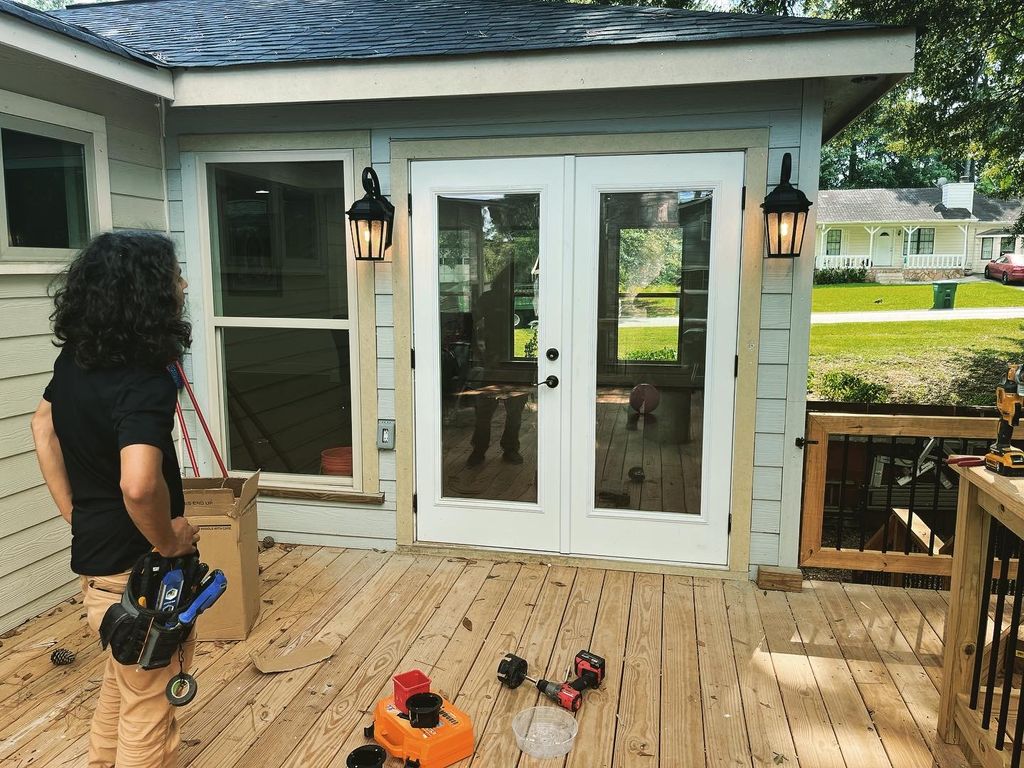 Brand new outdoor sconces looking amazing 