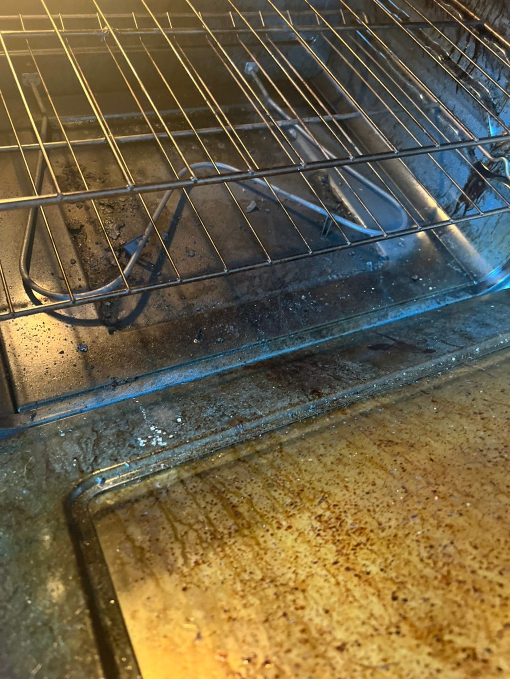 Deep clean an oven requires time and effort.