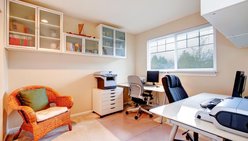 where to set up home office