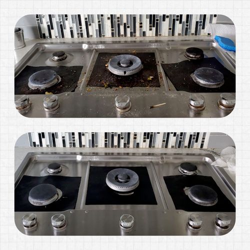 Stove Disinfecting & Shining - Deep Clean