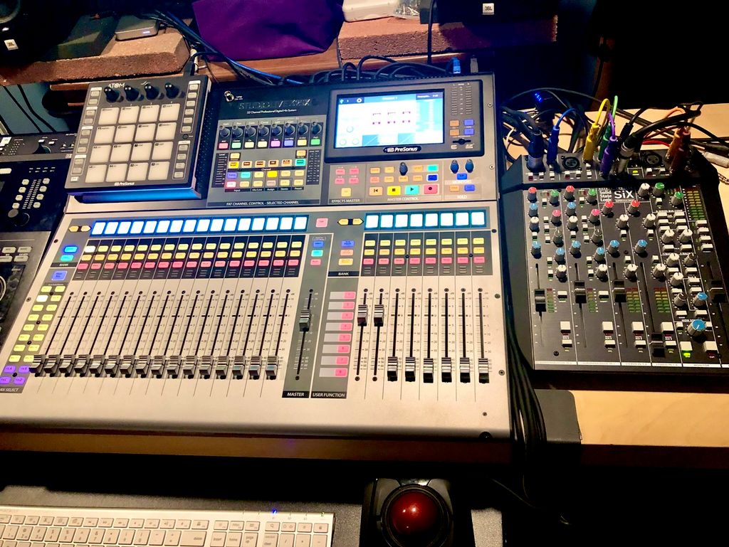 Studiolive 32SX into SSL SiX finishes of the proje