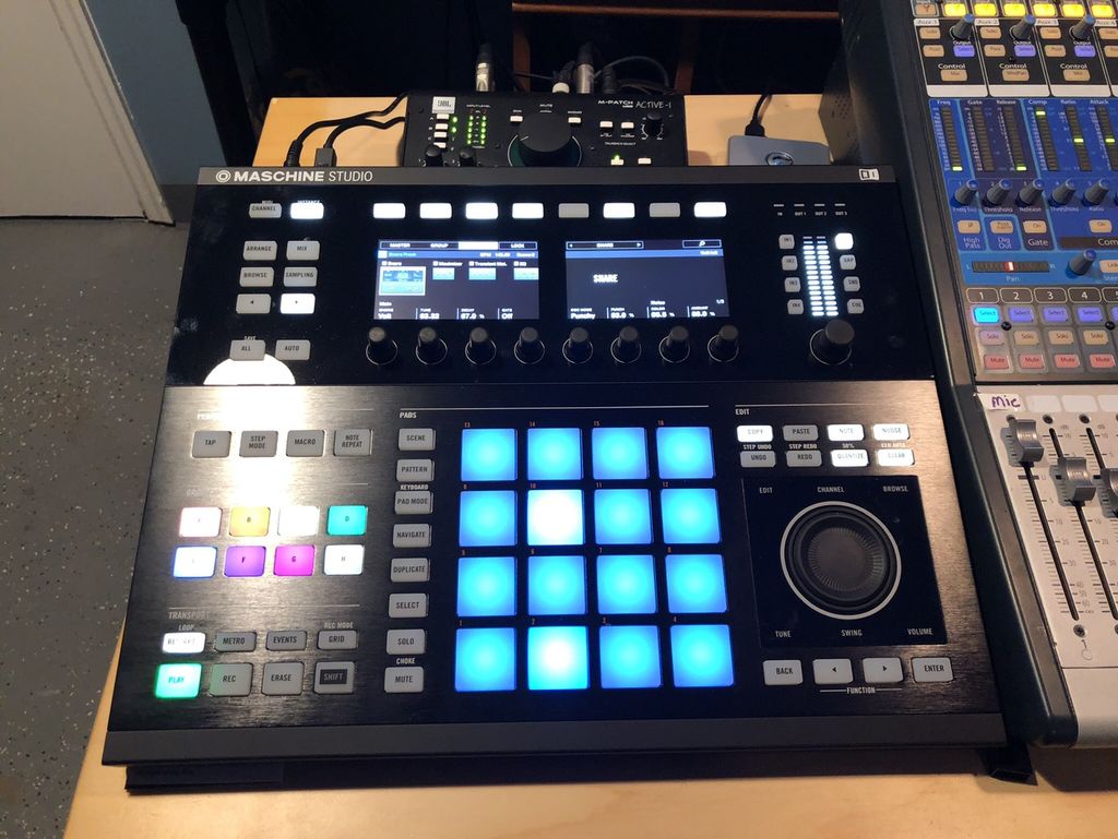 Maschine Studio for the beats. 