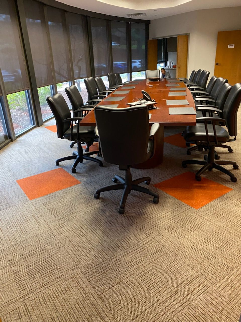 Commercial carpet replacement