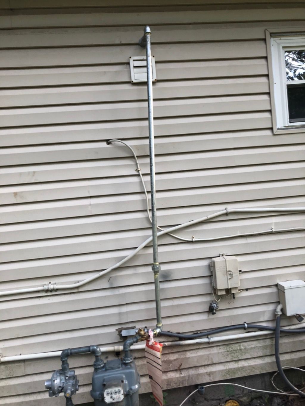 Rerouting gas pipes in a rental house 