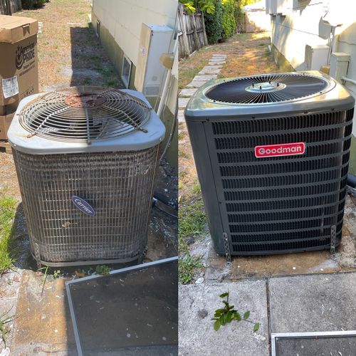 Condensing Unit change out
