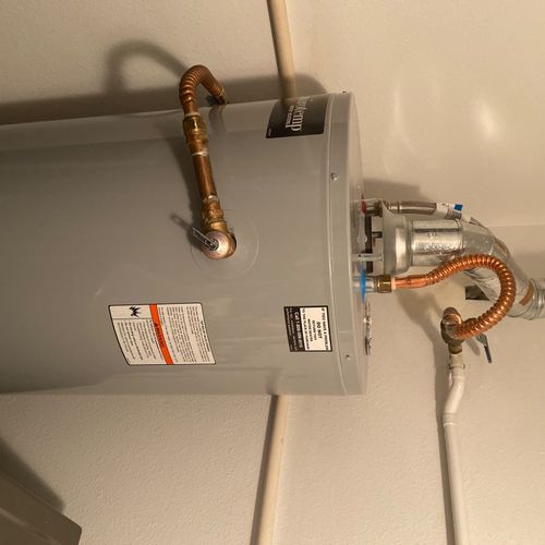 Glenn from GHT replaced my water heater. He discon
