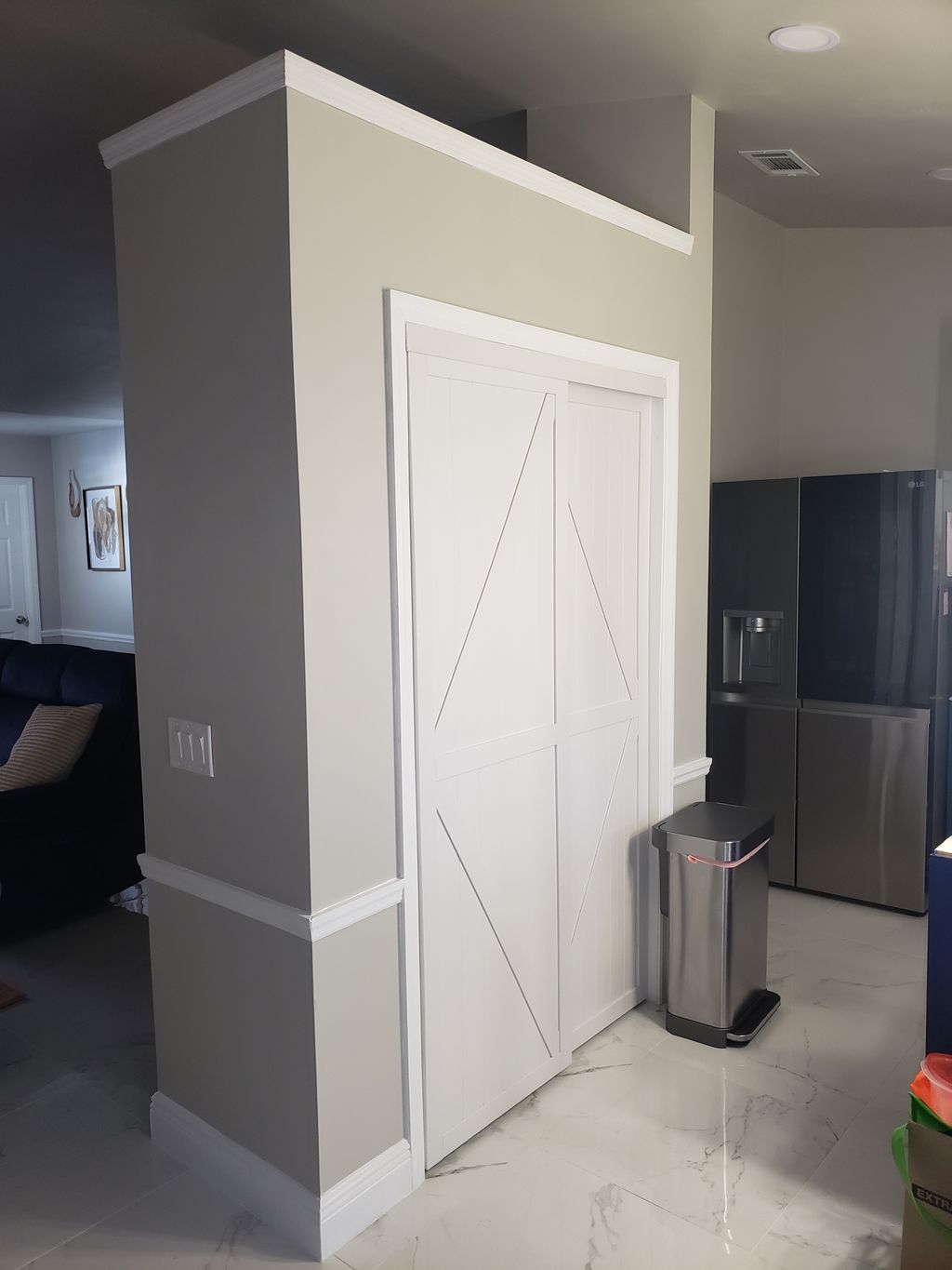 Finished Kitchen Pantry