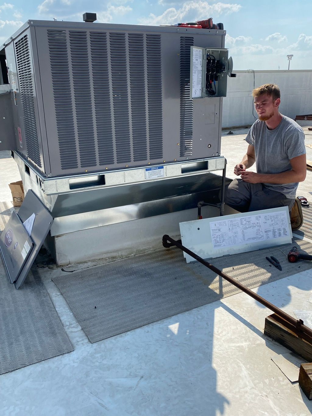 Hooking everything up on the RTU