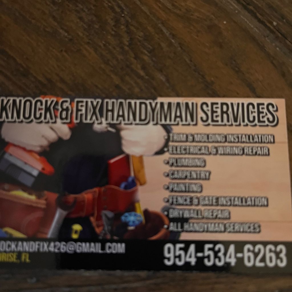 Knock and Fix Handyman Services