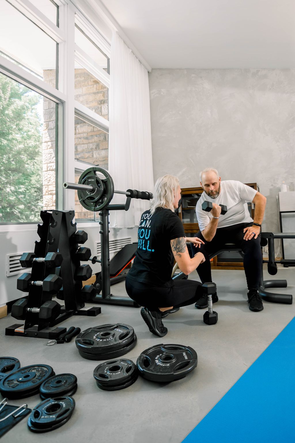 Meet our Lead Personal Trainer Stef with her clien