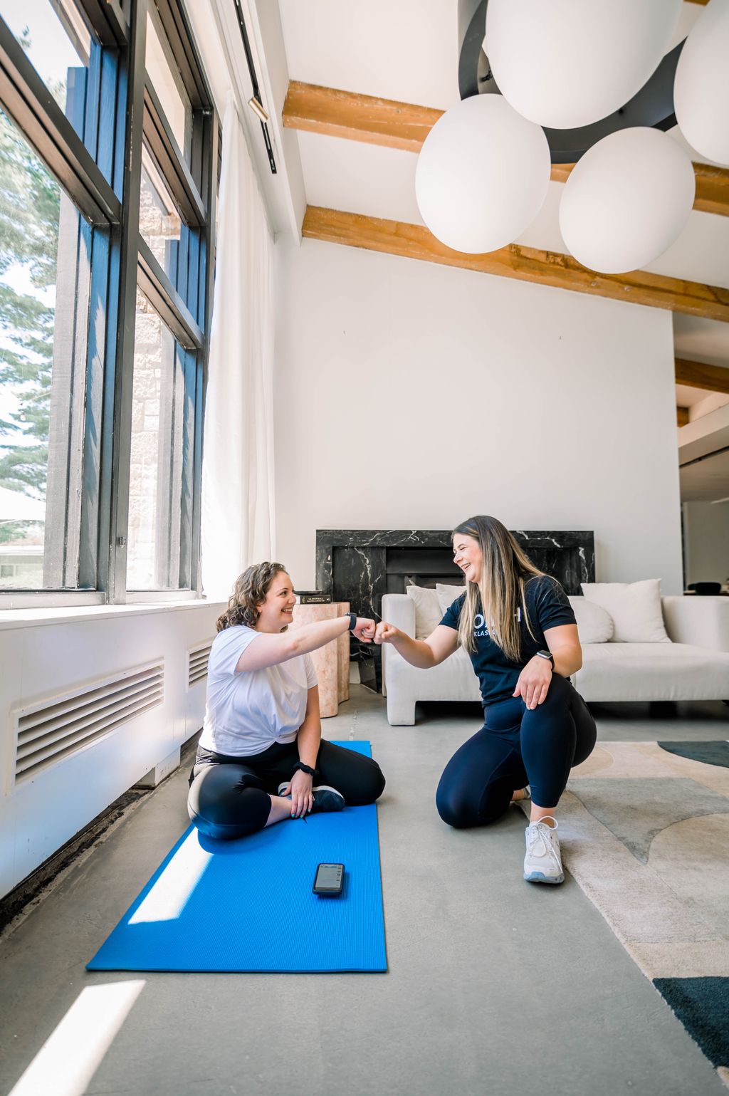 Meet our trainer, Meredith, with our OG client, El