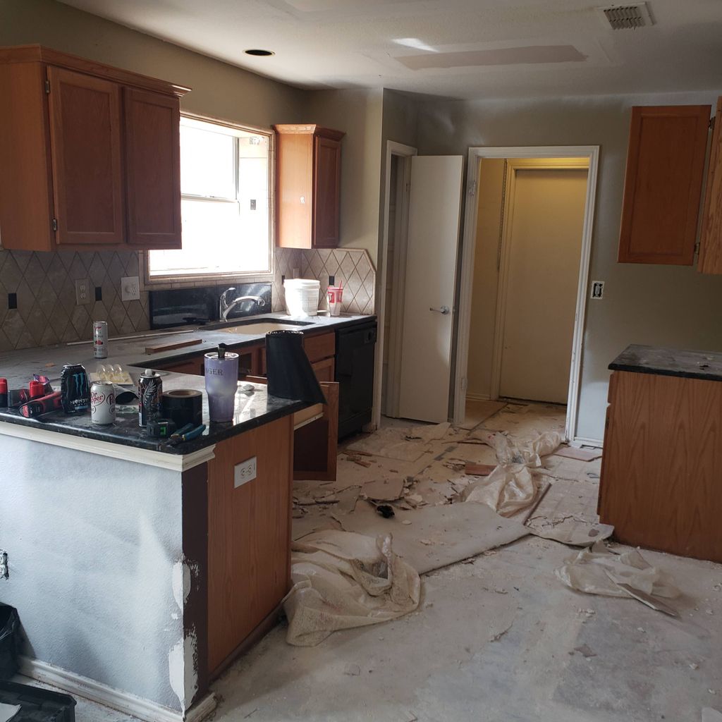 cabinet restoration and paint - before