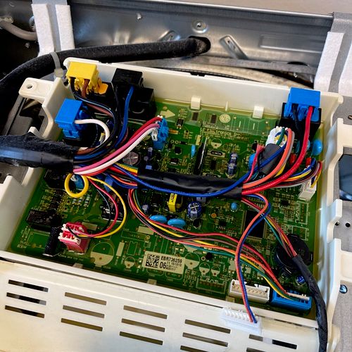 Dryer control board replacement