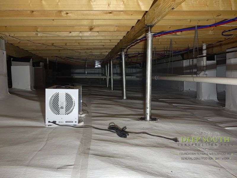 Encapsulation and Floor Supports Installation