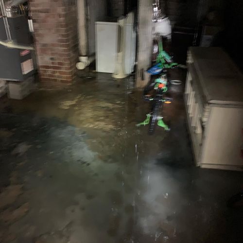 Flooded basement 