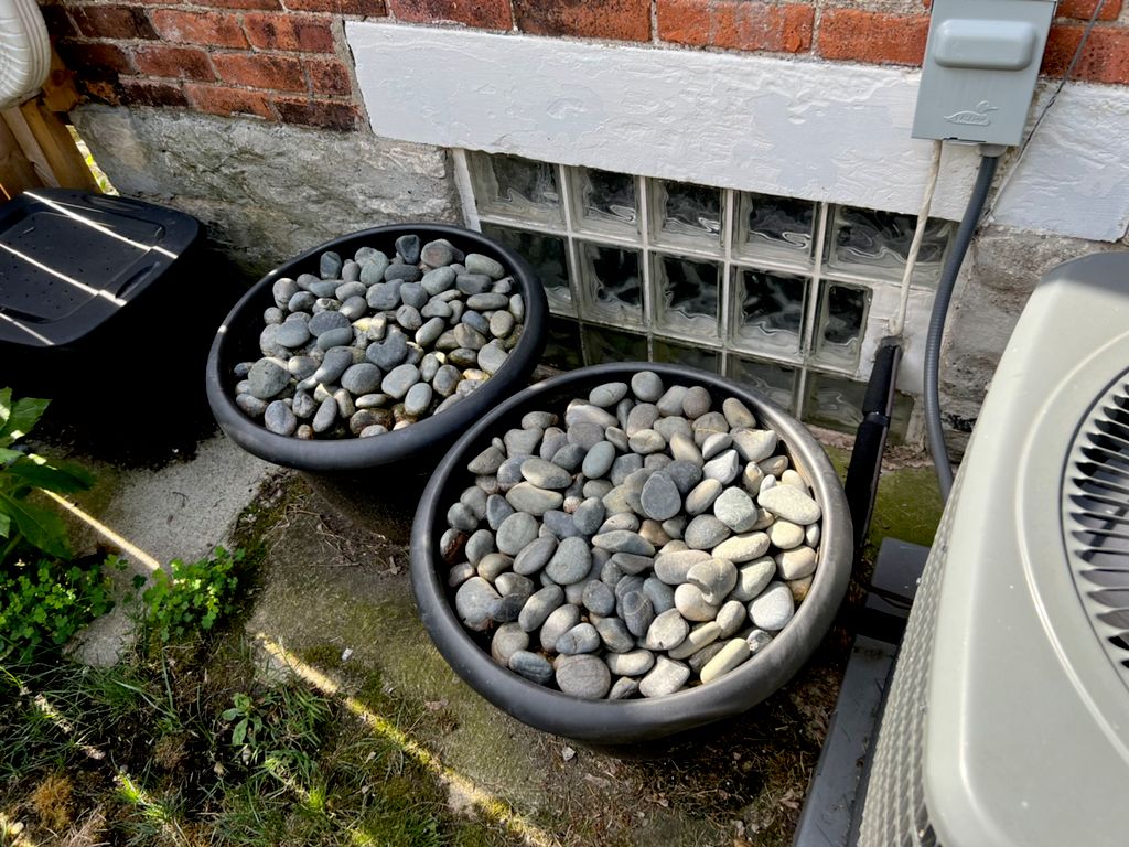 We had a ton of landscaping rocks that needed remo