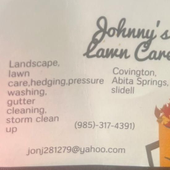 Johnny’s lawn care