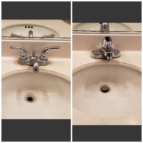 bathroom faucet installation 