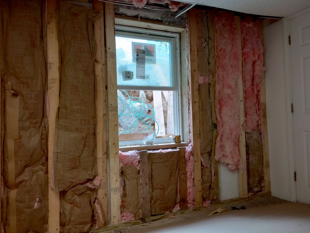 installing insulation