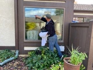 I do window washing, screen cleaning, and screen r