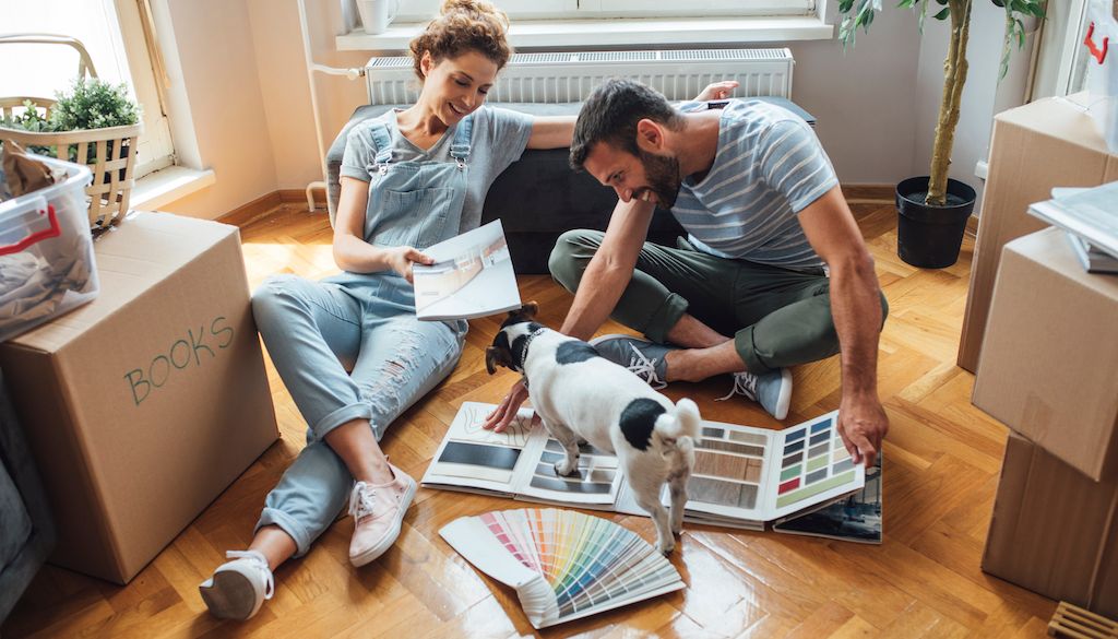 couple planning for home improvements