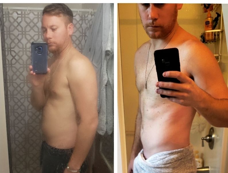 Before & After My Custom C.O.Y. Fitness Routine