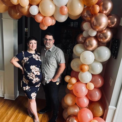 We had a balloon arch made for a baby shower at ou