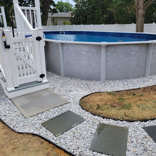 Above Ground Swimming Pool Installation