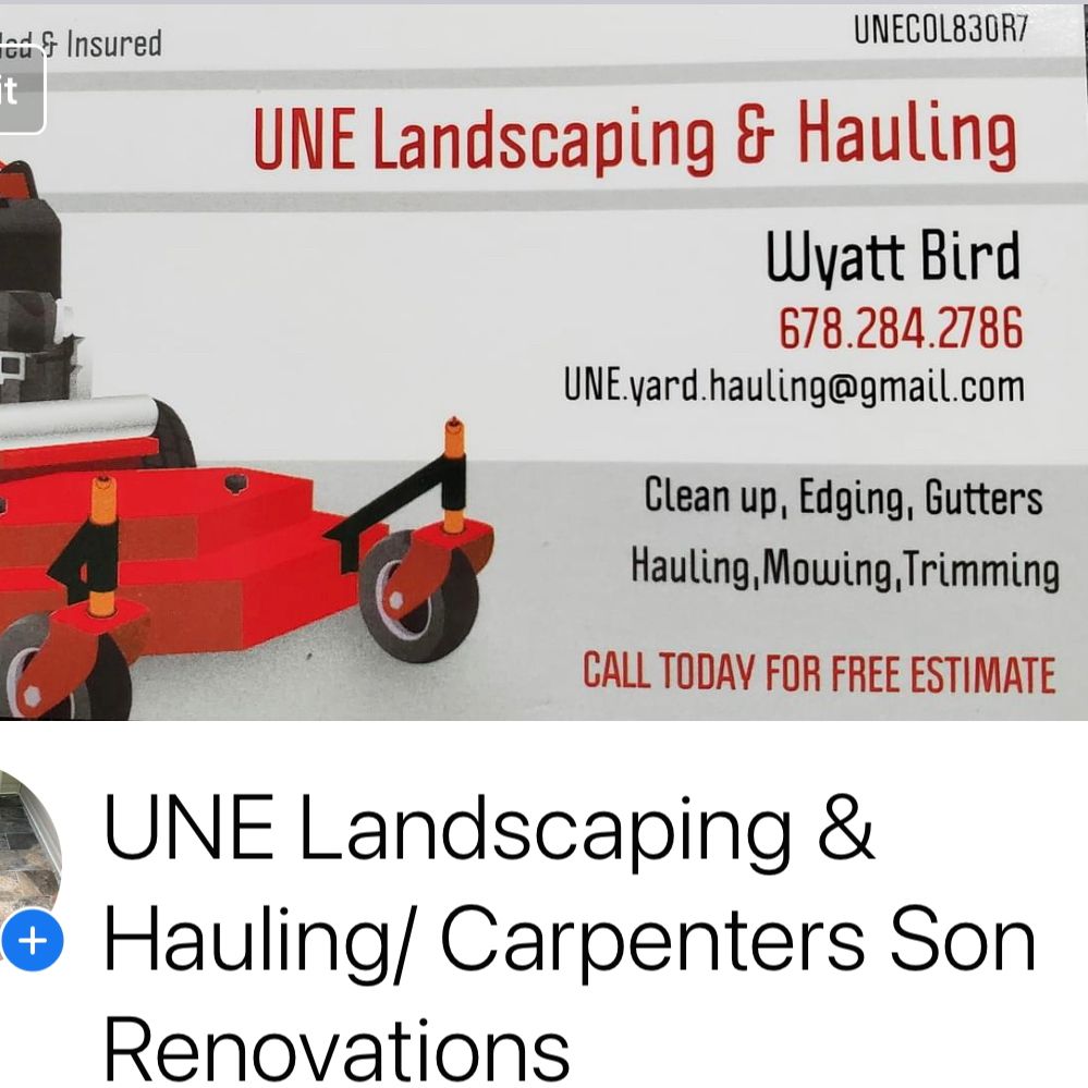 UNE Landscaping & Hauling llc