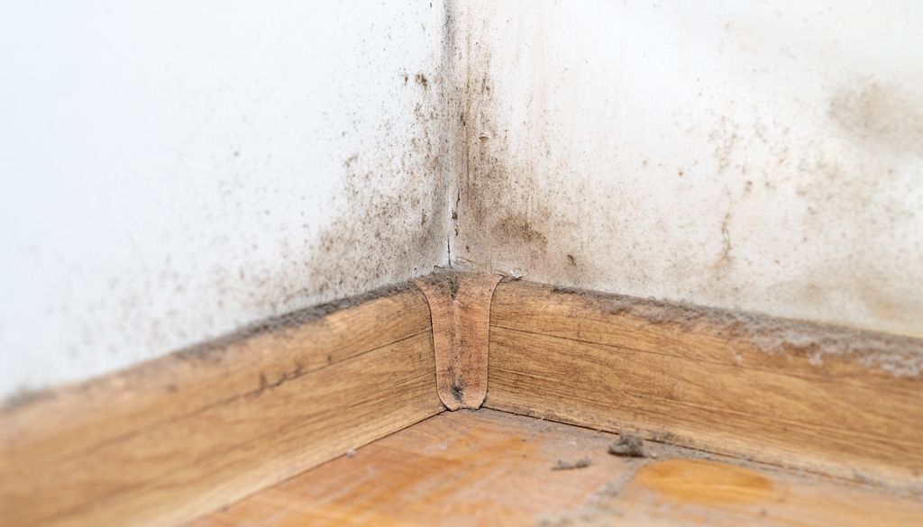 mold in wall