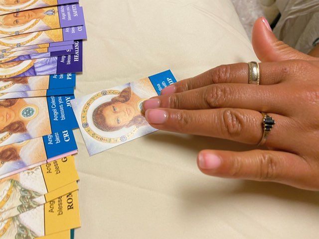 Angel blessing Card reading