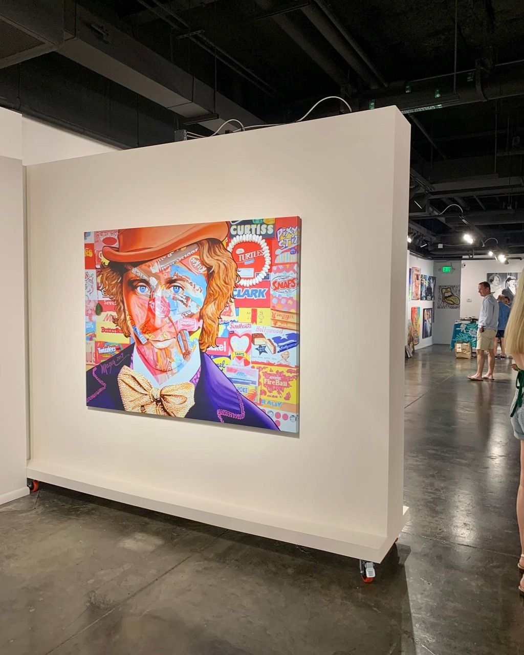 2nd moveable art wall.